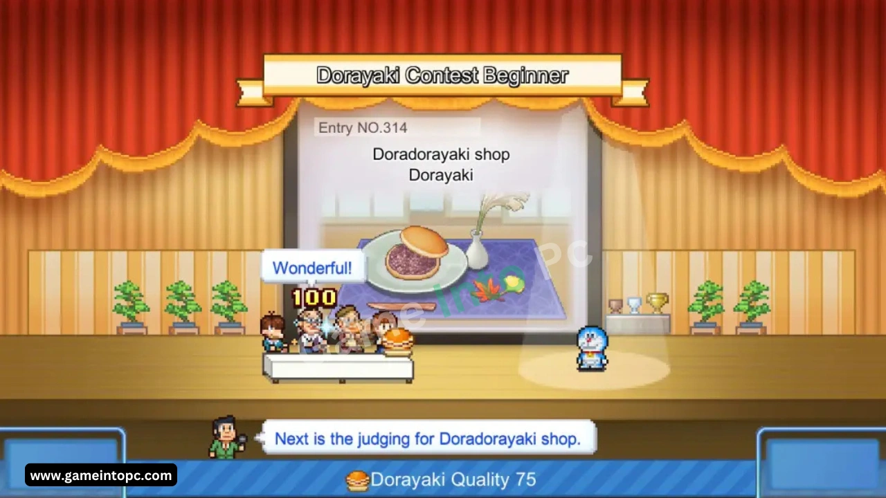 doraemon dorayaki shop story layout